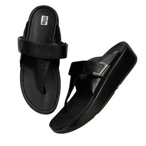 Fitflop Lulu Black Sandals Women’s Size 10 NWT